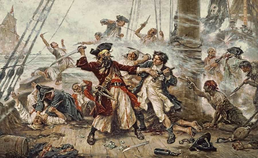 Ilha Saona, cenário de Piratas do Caribe 2 batalha-entre-barba-negra-e-tenente Maynard