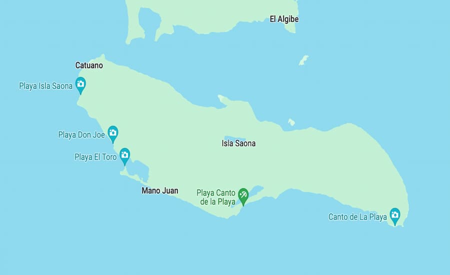 Ilha Saona: onde fica e como chegar 3 ilha-saona-mapa